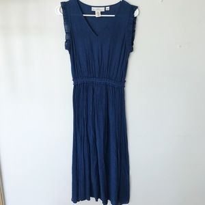 H&M Midi Navy Blue Dress